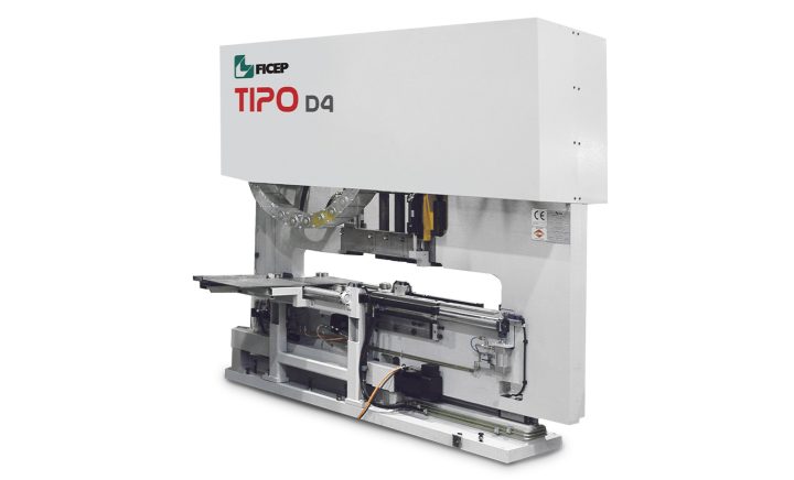 L'unità di punzonatura da 1100 kN è dotata di 4 o 8 stazioni di punzonatura che vengono selezionate automaticamente dal programma CNC
